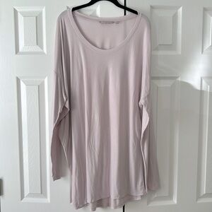 🛍️SALE Athleta Threadlight Long Sleeve Tunic Lightweight Lounge Casual Shirt XL